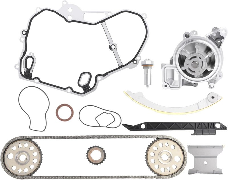 Autodevil Store Timing Chain Water Pump Kit 2.4L 2.2L 2.0L Fit for Cobalt 2005-2010 for Malibu 2004-2008 for HHR 2007-2011, for Ion 03-07 for G5 07-08 Car Engine Time Replacement Parts 9-4201S 1307350 - Image 1